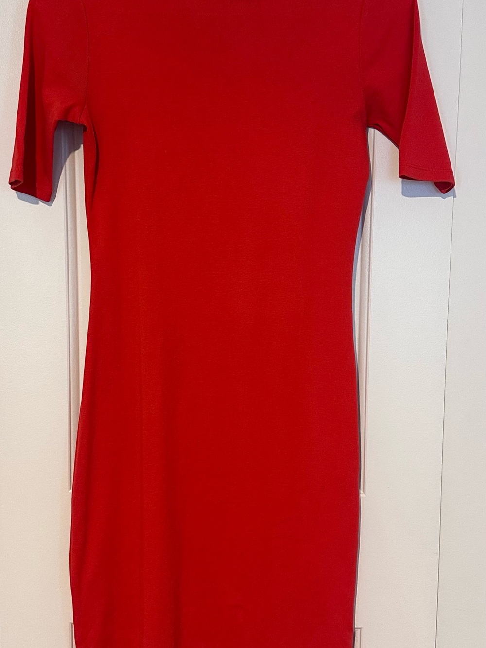 Ralph Lauren Classic Red Short Sleeve Cotton Dress